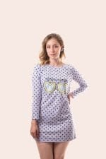 Pijama bata lila mujer - Imagen 2