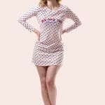 Pijama bata rosa mujer