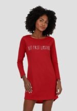 Pijama bata roja mujer - Imagen 3