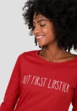 Pijama bata roja mujer - Imagen 2