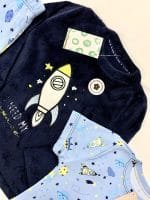 Pijama térmica niño azul – Set 3 piezas