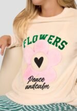 Pijama térmica mujer beige - Imagen 3