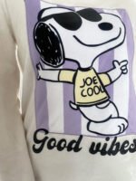 Pijama térmica snoopy lila mujer - Imagen 2