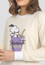 Pijama snoopy beige mujer - Imagen 2